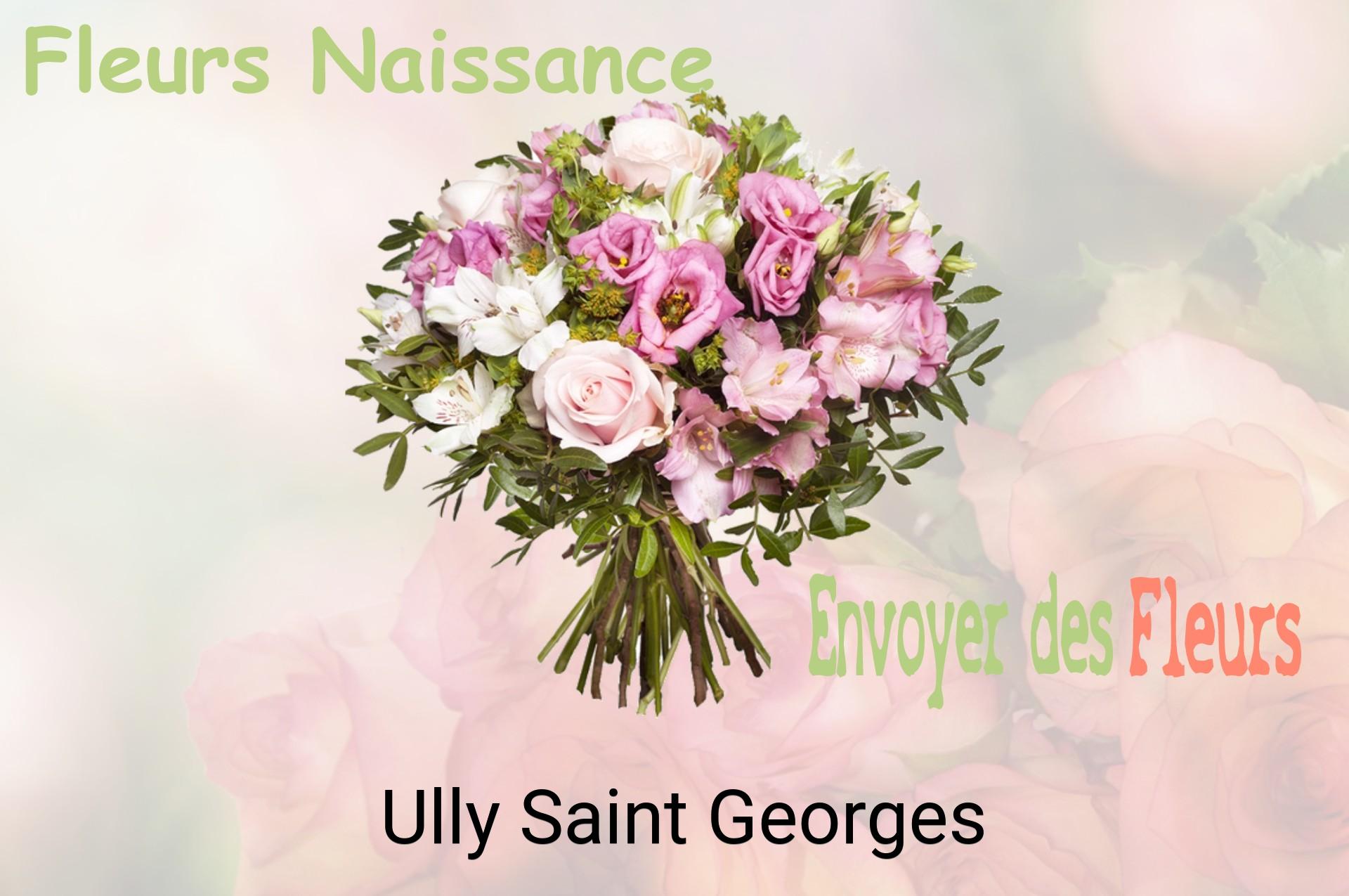 Bouquet de fleurs de naissance livré à Ully-Saint-Georges
